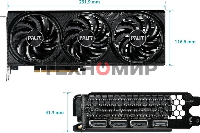 Видеокарта Palit PA-RTX 5060 INFINITY 3 OC 8Gb RTX 5060 8Gb 128bit GDDR7 2280/28000 HDMIx1 DPx3 HDCP Ret
