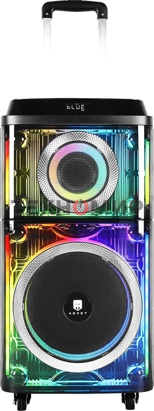 Колонка портативная Ural 103 черный 1200W 1.1 BT/3.5Jack/USB-C 15м 7000mAh (УРАЛ МОЛОТ 103)