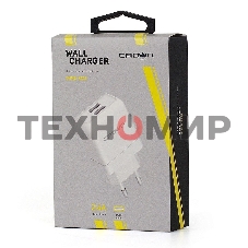 Сетевое зарядное устройство универсальное Crown CMWC-3002 белый