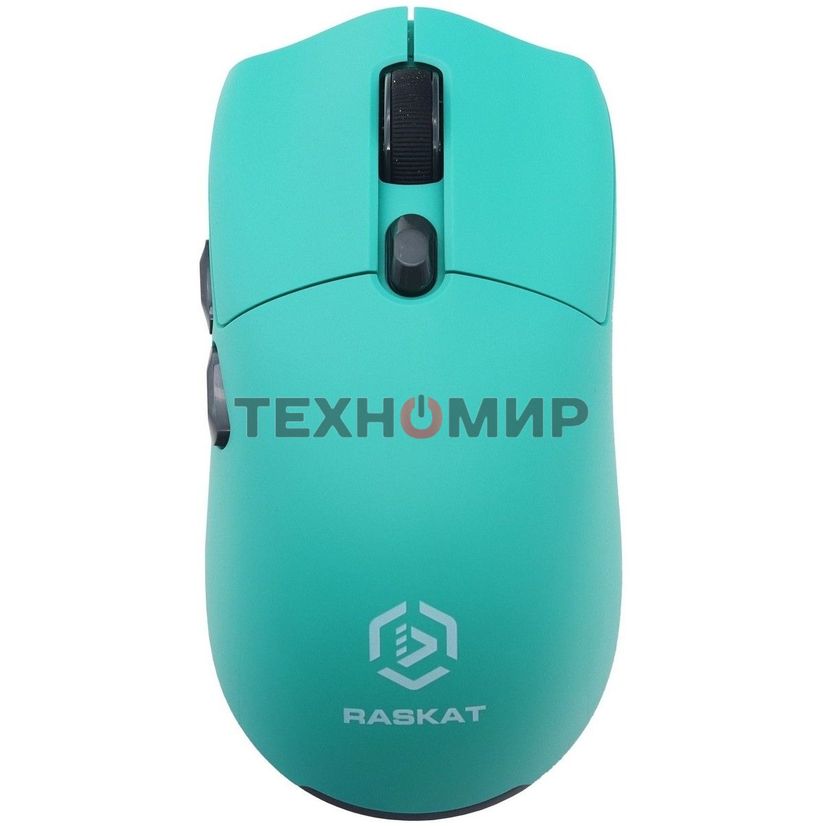 Мышь беспроводная/проводная Raskat MG006TR зеленый, 26000 dpi, радиоканал, Bluetooth, USB, кнопки - 6