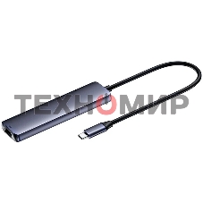 USB-концентратор Netac Hub WF13, Type-C to USB3.0+USB2.0*2+100W PD+HDMI (repl. NT08WF13-30GR)