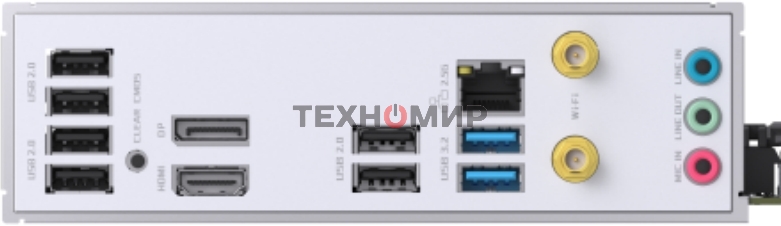 Материнская плата Maxsun Terminator B760M D5 WIFI, LGA 1700, Intel B760, 4xDDR5, 4xSATA, 3xM.2, 1xPCIe 5.0 x16, 1xPCIe x4, 1xPCIe x1, 1xHDMI, 1xDP, 1x 2.5Gb LAN, 6xUSB 2.0, 2xUSB 3.2 Gen 2, 3x3.5 мм, 5.1, mATX