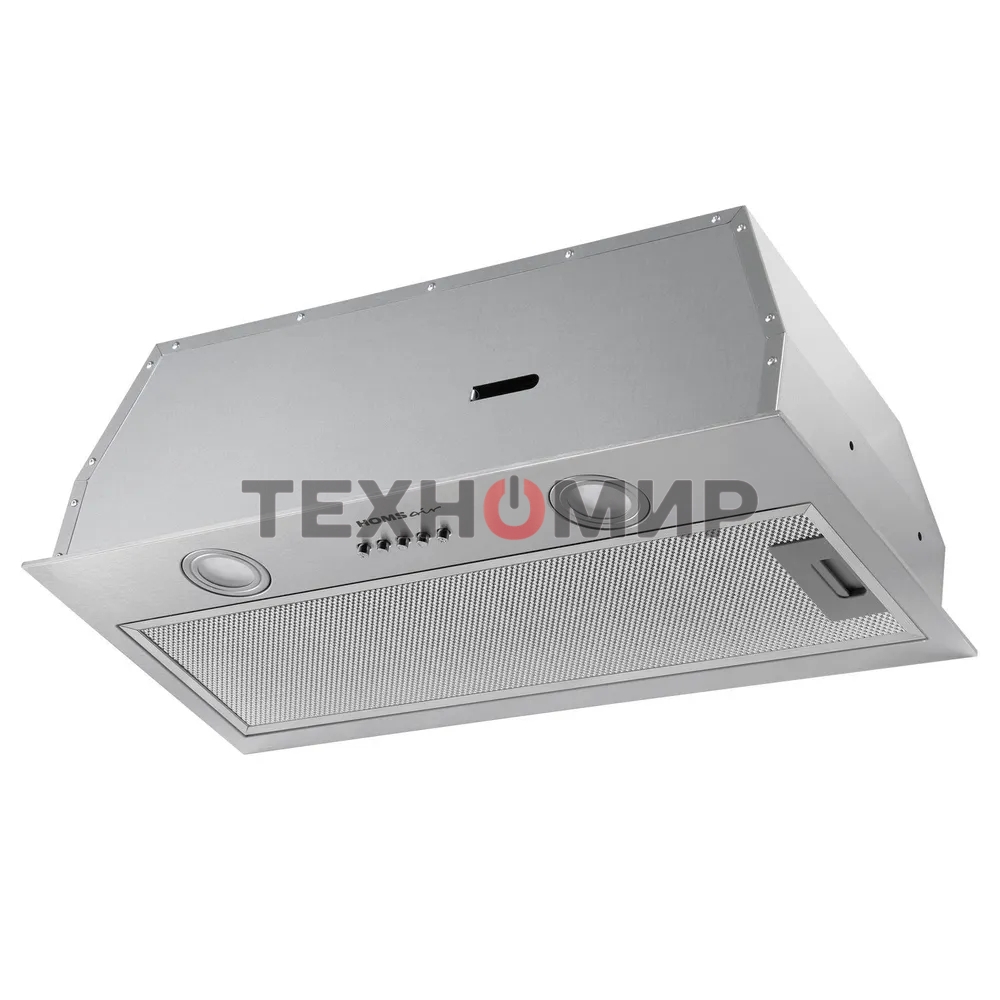 Вытяжка встраиваемая HOMSair Fleet 60 нержавеющая сталь, 59.8 см, 520 куб. м/ч, 50 дБ