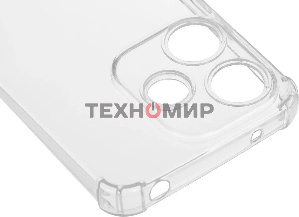 Чехол (клип-кейс) BoraSCO для Xiaomi Poco M6 4G Bumper Case прозрачный