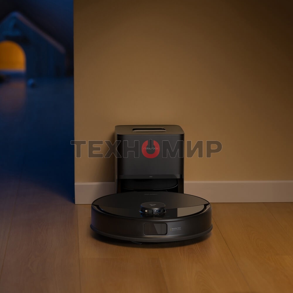 Пылесос-робот Roborock Q8 Max Pro Plus 45Вт черный (в компл.:1мешок)