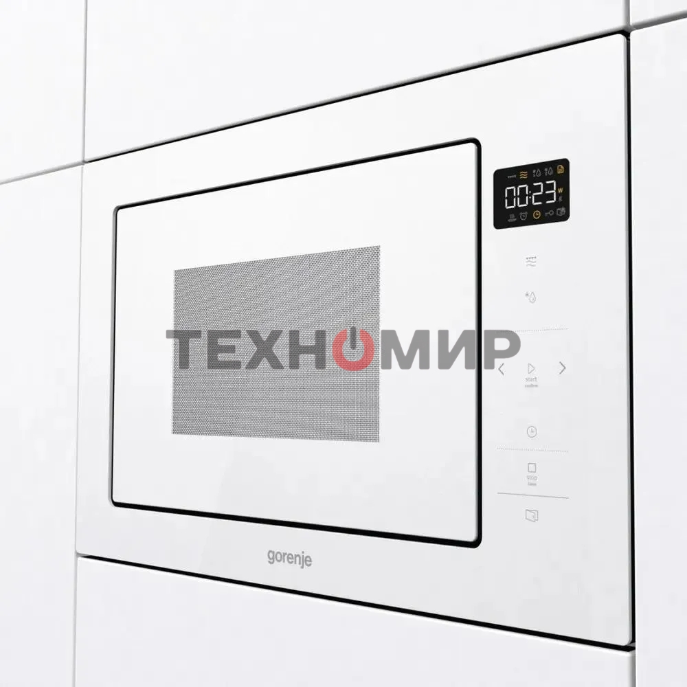 Микроволновая печь Gorenje BM251SG2WG 25 л, 900 Вт, белый (встраиваемая)