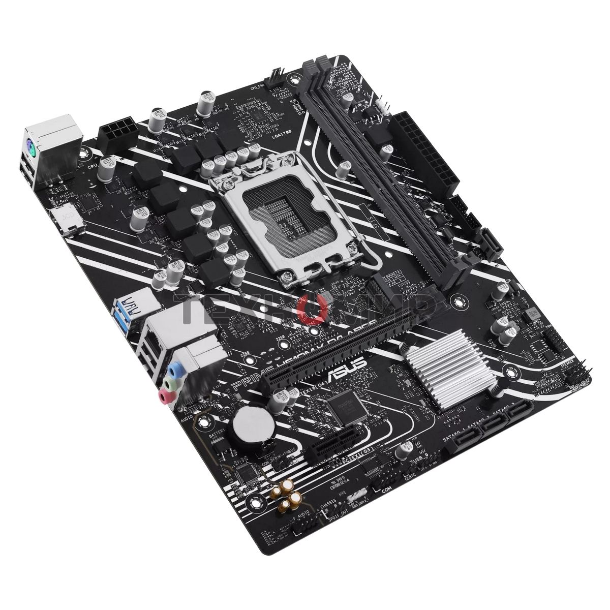 Материнская плата ASUS PRIME H610M-K D4 ARGb, LGA 1700, Intel H610, 2xDDR4, 4xSATA, 1xM.2, 1xPCIe 4.0 x16, 1xHDMI, 1x1Gb LAN, 2xUSB 5Gbps, 4xUSB 2.0, 7.1, mATX