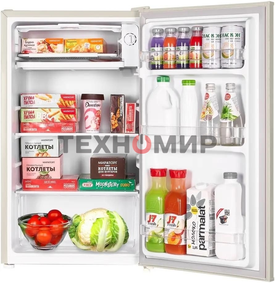 Холодильник Maunfeld MFF83RBG бежевый однокамерный 85л