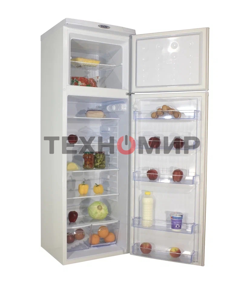 Холодильник DON R-236 B белый двухкамерный 250/70л морозилка сверху