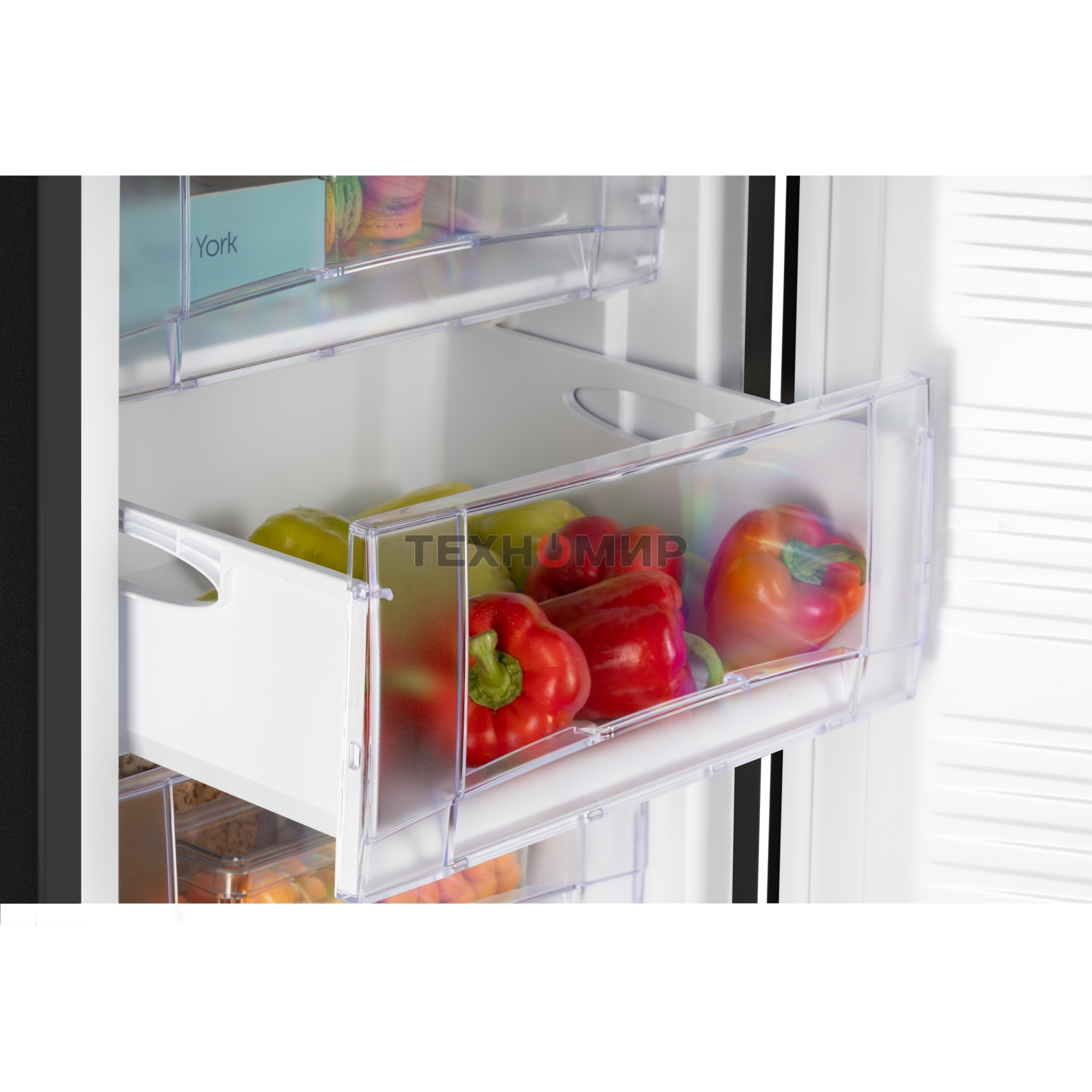 Морозильная камера Nordfrost DF 256 BAP, черный, 100л, 3 ящика