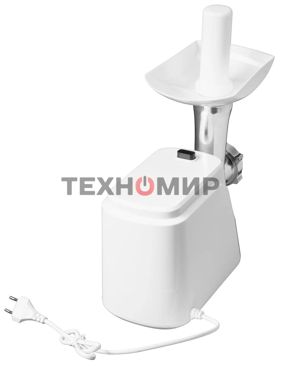 Мясорубка электрическая Starwind SMG3120 белый, 1500 Вт, 2.0 кг/мин, реверс, защита от перегрузки, насадки - 5