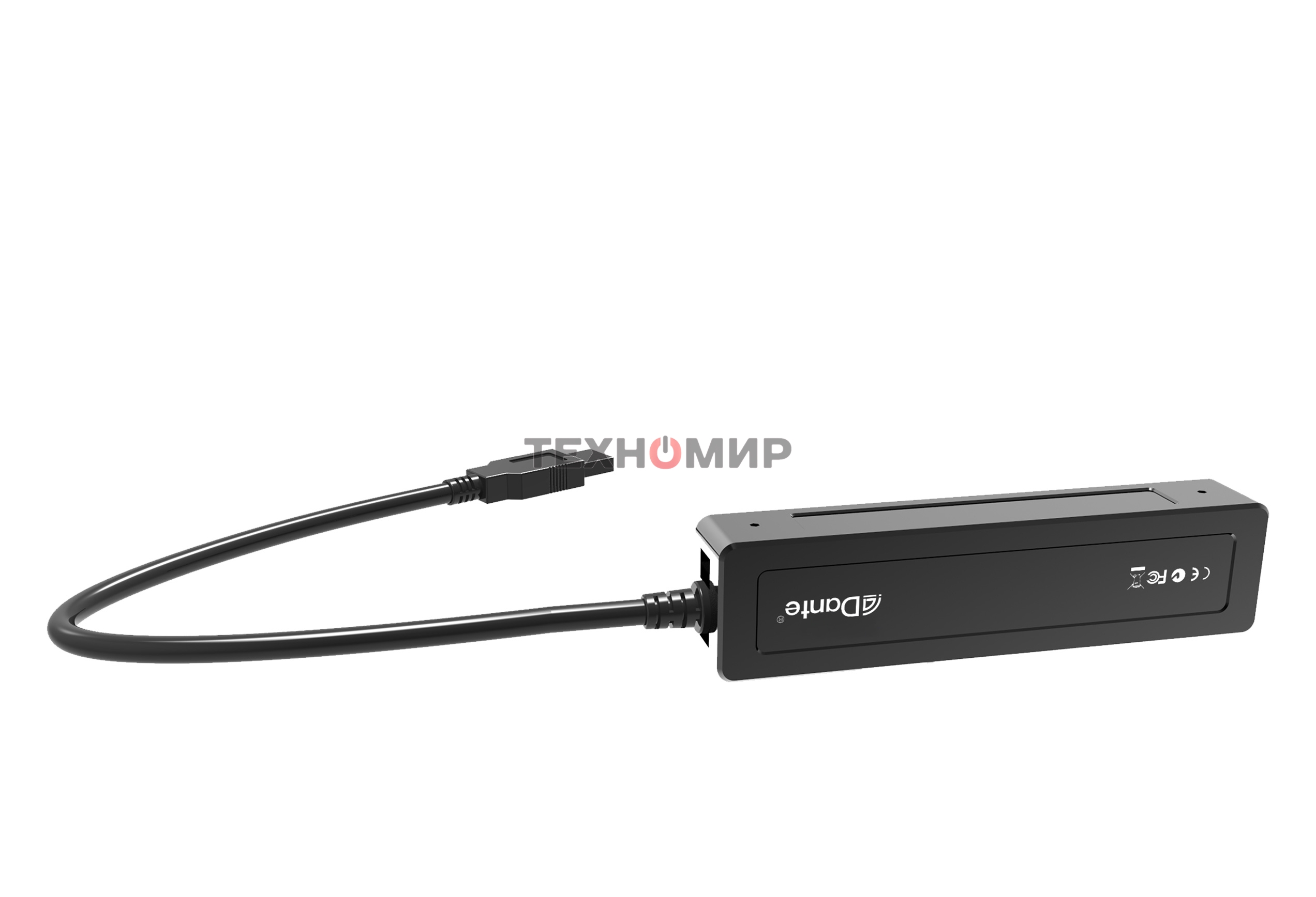 Конвертер Infobit [iTrans DU-TR-22A] (приемник/передатчик) Dante - USB Аудио 2 -канальный, порт USB A.1xRJ45(Dante). Питание PoE.