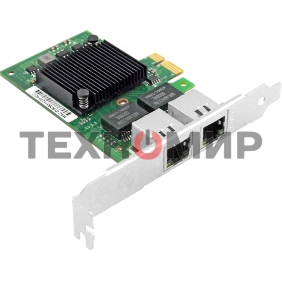Сетевой адаптер Ethernet LR-LINK 9222HT, Intel I350-AM2, двойной порт RJ45, сетевая карта PCI-Ex1, 10/100/1000 Мбит/с (302472)