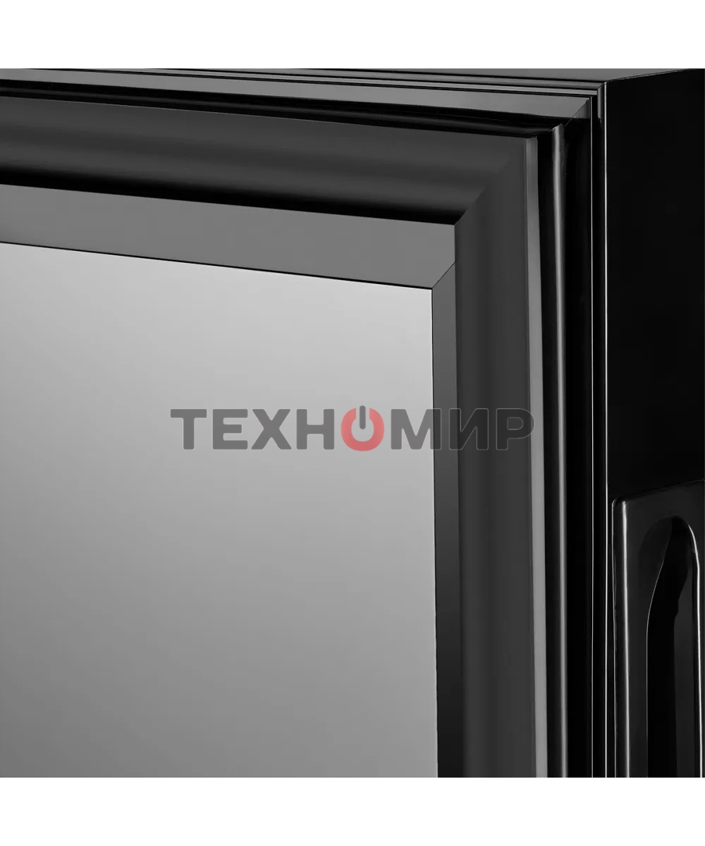 Винный шкаф Kuppersberg RSW 82, отдельностоящий, High-Tech, объем 128 л, вместимость 40 бутылок, диапазон температуры 5-20 градусов, механическое открытие двери, 6 полок из бука, LCD дисплей, уровень шума 38 дБ, черный