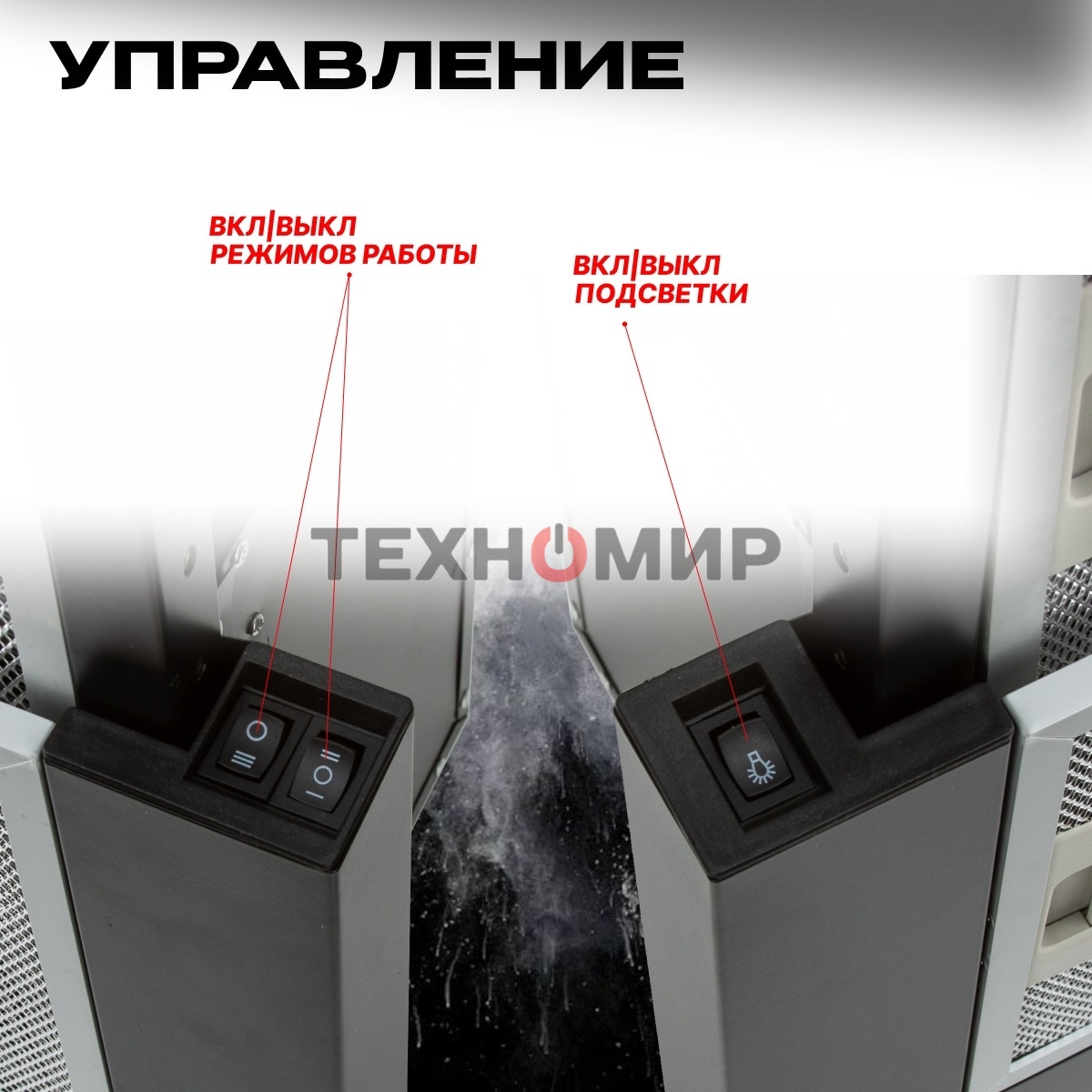 Вытяжка кухонная Eltronic телескопическая (77-13) черная