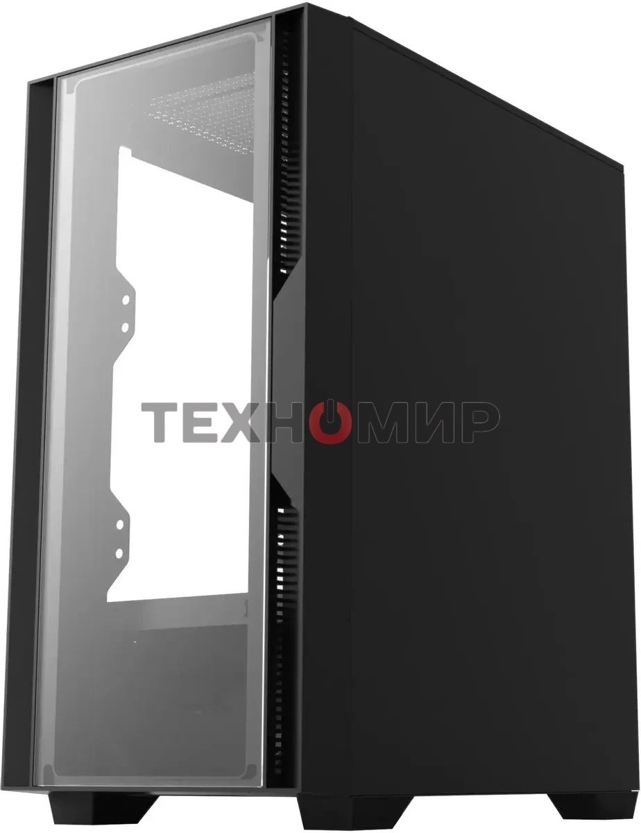 Компьютерный корпус Bloody CC-123 черный без БП mATX 8x120мм 2xUSB2.0 1xUSB3.0 audio bott PSU