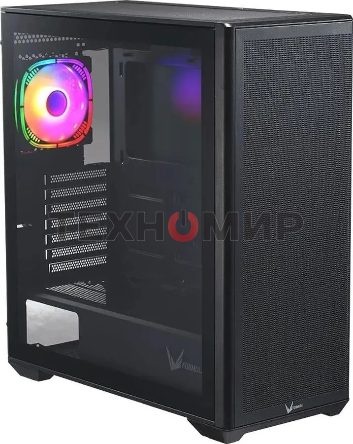 Компьютерный корпус AeroCool/Formula Air Power G5 Plus черный без БП ATX 4x120мм 2xUSB 2.0 1xUSB3.1 audio bott PSU