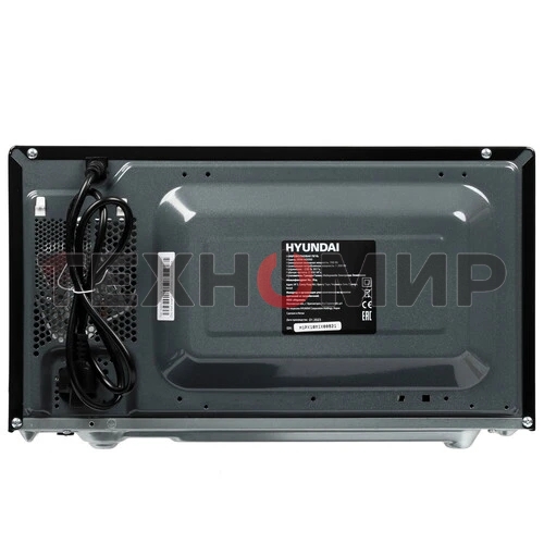 Микроволновая печь Hyundai HYM-M2050 черный, 20 л, 700 Вт, переключатели - поворотный механизм