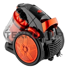 Пылесос BRAYER BR4201 черный/оранжевый, 400/2200 Вт, уборка сухая, пылесборник контейнер 3 л