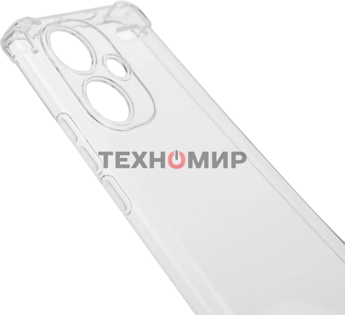 Чехол (клип-кейс) BoraSCO для Xiaomi Redmi Note 13 Pro + прозрачный