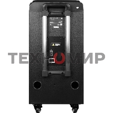 Колонка портативная Ural 103 черный 1200W 1.1 BT/3.5Jack/USB-C 15м 7000mAh (УРАЛ МОЛОТ 103)