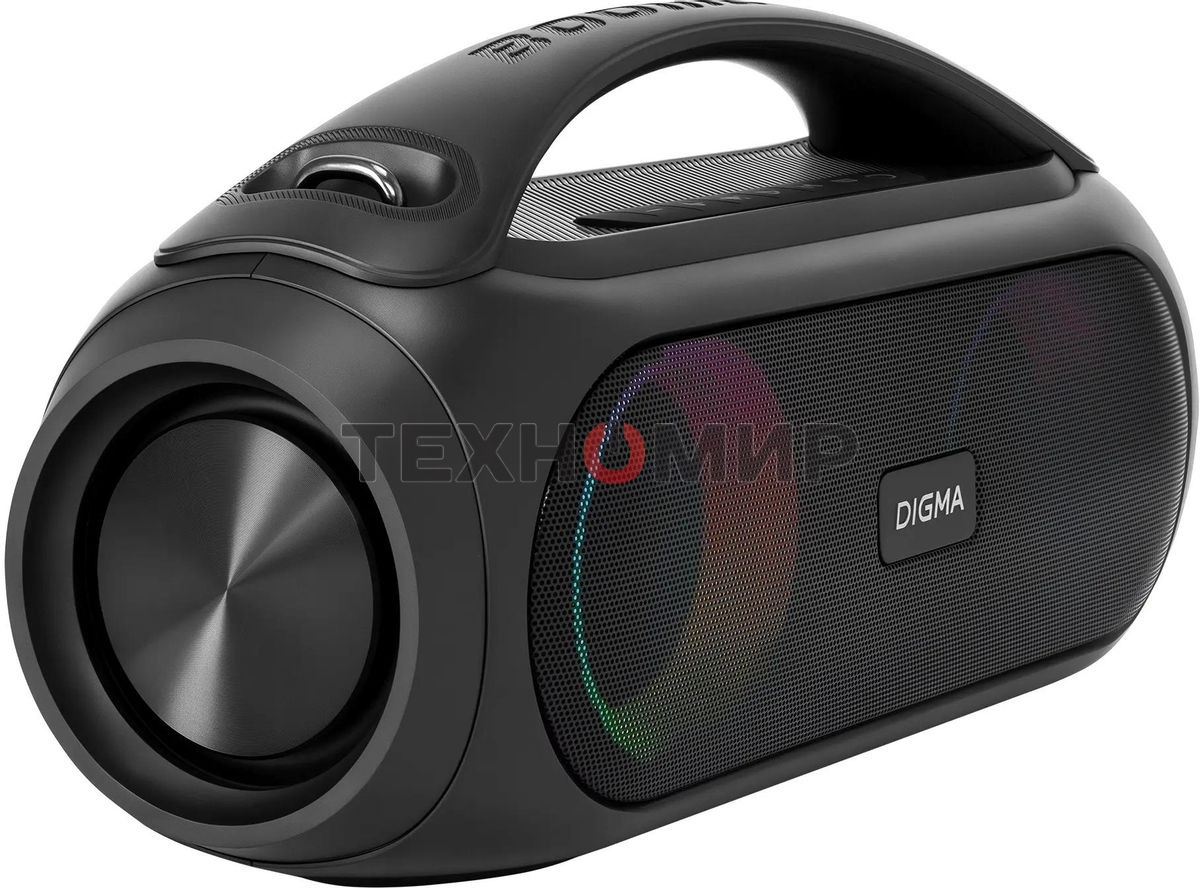 Колонка портатитвная Digma D-PS1530 черный/черный 50W 2.1 BT 10м 3000mAh (SP1530B)