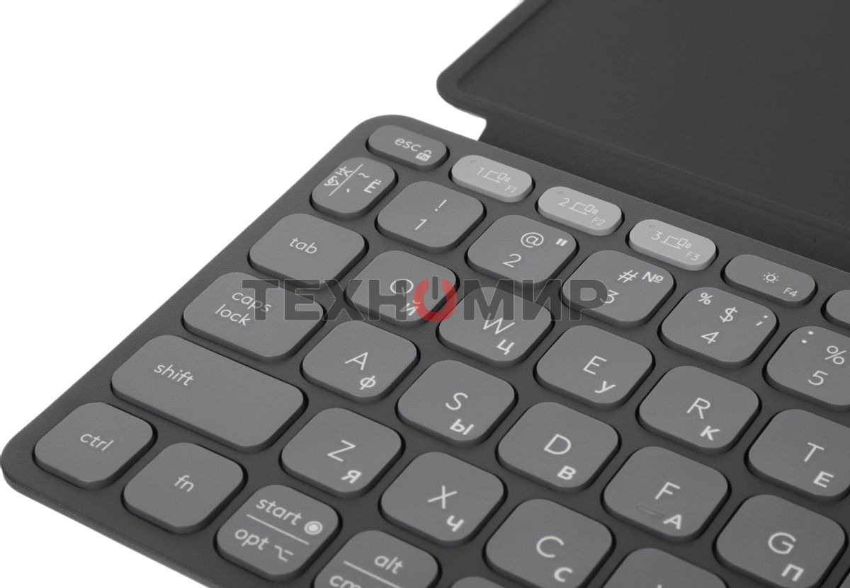 Клавиатура Logitech Keys to Go 2 беспроводная, Bluetooth, серый