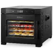 Сушка для фруктов и овощей Kitfort КТ-1964 18под. 600 Вт, черный