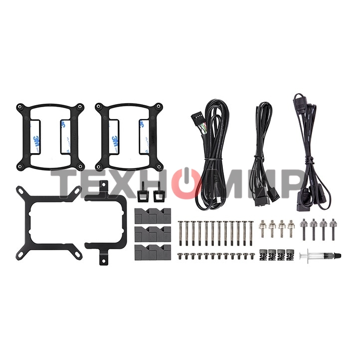 Система жидкостного охлаждения Thermaltake TH360 V2 Ultra ARGb Soc-AM5/AM4/1200/1700/1851 черный 4-pin 25.8dB Al+Cu LCD Ret (CL-W384-PL12SW-A)