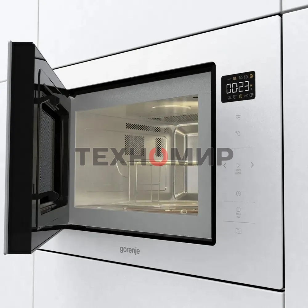 Микроволновая печь Gorenje BM251SG2WG 25 л, 900 Вт, белый (встраиваемая)