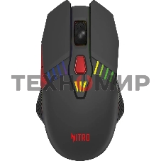 Мышь беспроводная Acer Nitro OMR305 черный, 3200 dpi, радиоканал, Bluetooth, USB, кнопки - 8