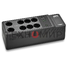 Источник бесперебойного питания APC Back-UPS ES 850VA/520W, 230V, 8 Schuko (2 Surge & 6 batt.), USB, USB charge(type A,C), Data/DSL protect.,(BE700G-RS, BE850G2-GR analogue), 1 year warranty