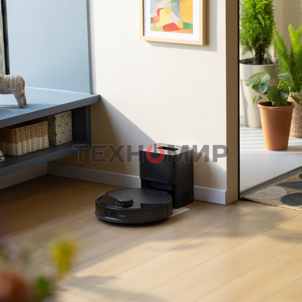 Пылесос-робот Roborock Q8 Max Pro Plus 45Вт черный (в компл.:1мешок)