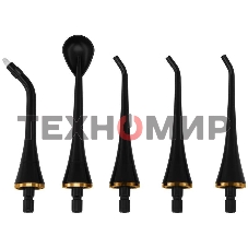 Ирригатор Polaris PWF 0201 портатив. импульсн. 5насад. черный