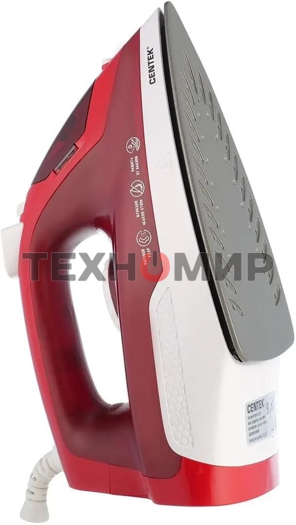 Утюг Centek СТ-2347 пурпурный/белый, 1800 Вт, 20 г/мин, 80 г/мин, 200 мл