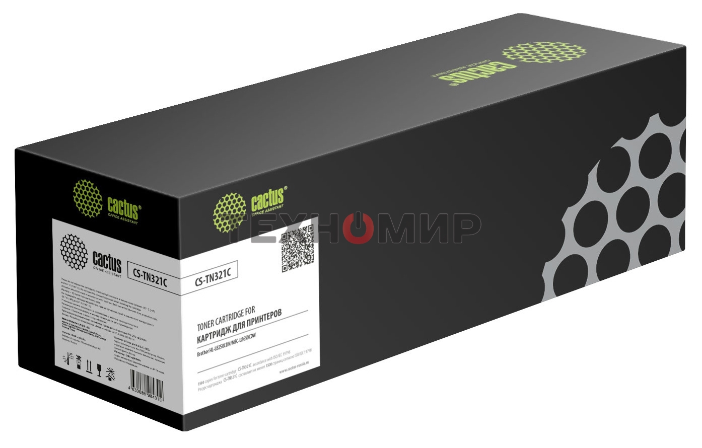 Картридж лазерный Cactus CS-TN321C голубой (1500 стр.) для Brother HL-L8250CDN/MFC-L8650CDW