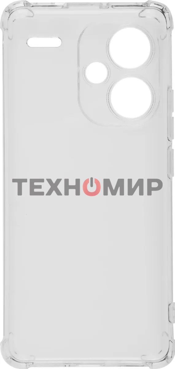 Чехол (клип-кейс) BoraSCO для Xiaomi Redmi Note 13 Pro + прозрачный