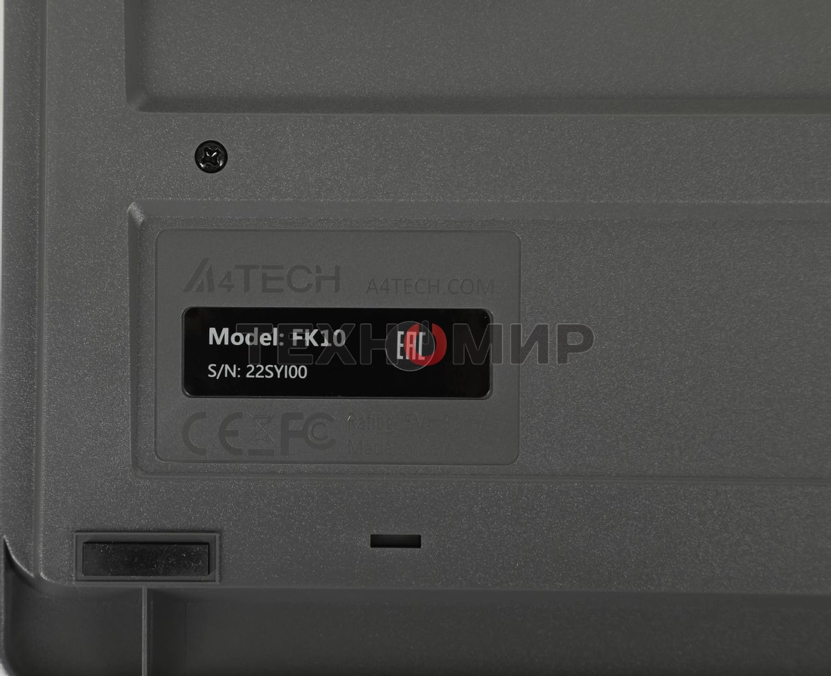 Комплект клавиатура+мышь A4Tech FStyler F1010 проводной, USB, 1600 DPI, чёрный