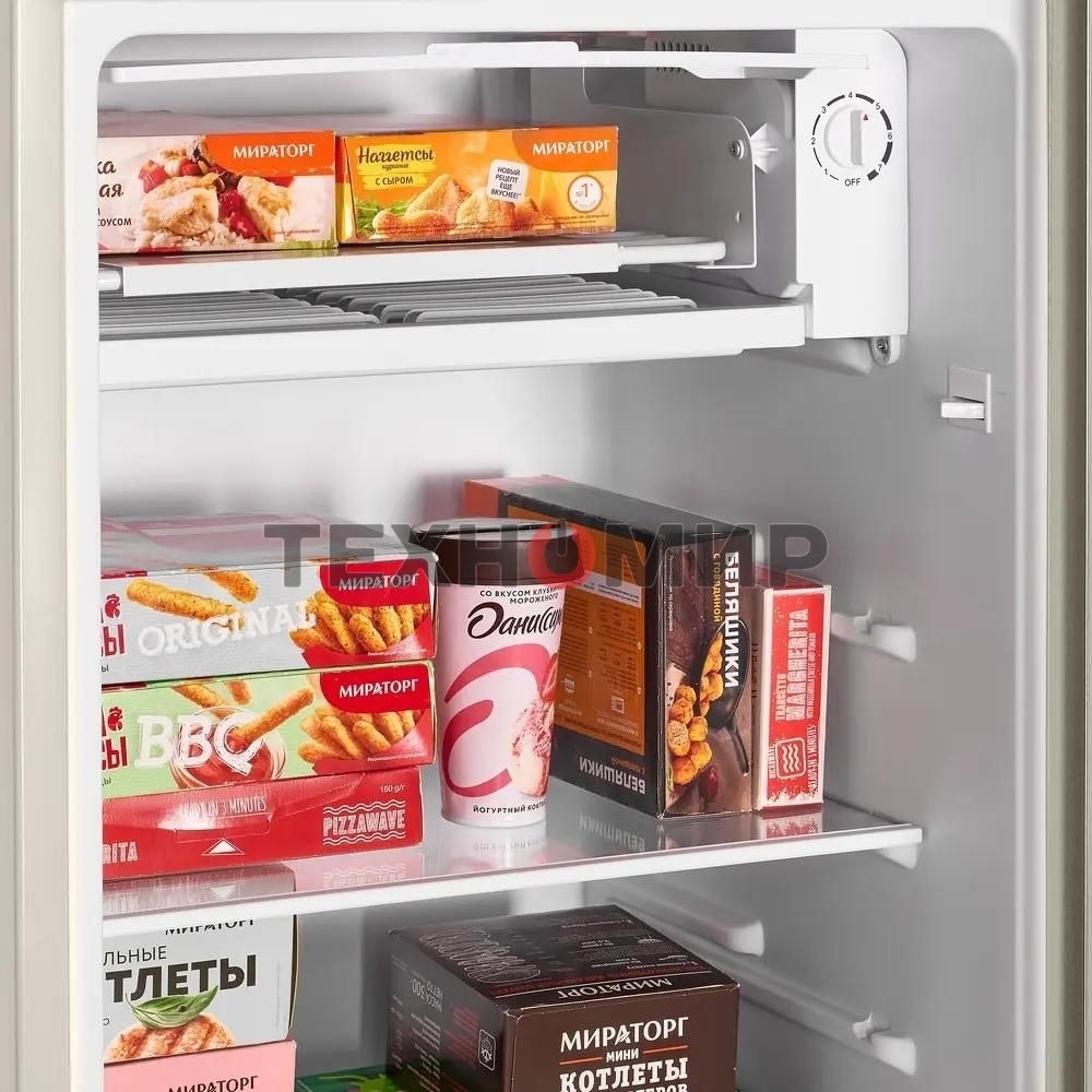 Холодильник Maunfeld MFF83RBG бежевый однокамерный 85л