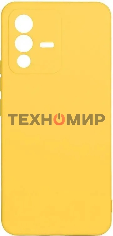 Чехол (клип-кейс) DF vCase-07 для Vivo V23 желтый