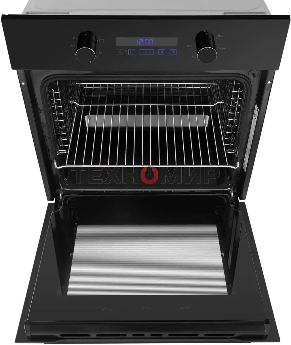 Шкаф духовой газовый с электрическим грилем Maunfeld MOGM703B2, встраиваемый