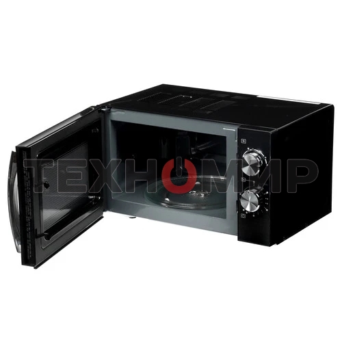 Микроволновая печь Hyundai HYM-M2050 черный, 20 л, 700 Вт, переключатели - поворотный механизм