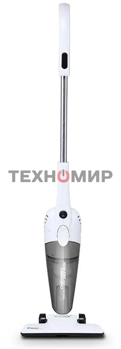 Пылесос вертикальный Deerma DX118C белый/серый, питание от сети, 140 Вт, уборка сухая, пылесборник 1.2 л