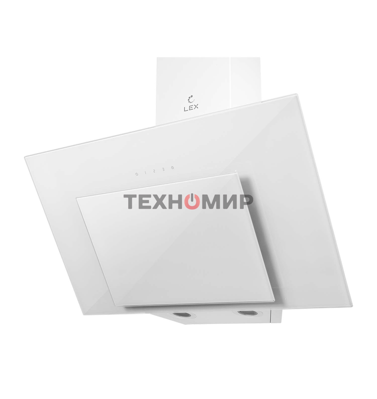 Вытяжка каминная LEX MIRA GS 600 белая, 59.5 см, 1000 куб. м/ч, 49 дБ