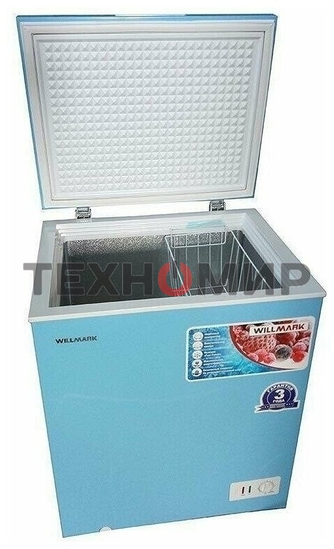Морозильный ларь Willmark CF-170CS, голубой, 148л