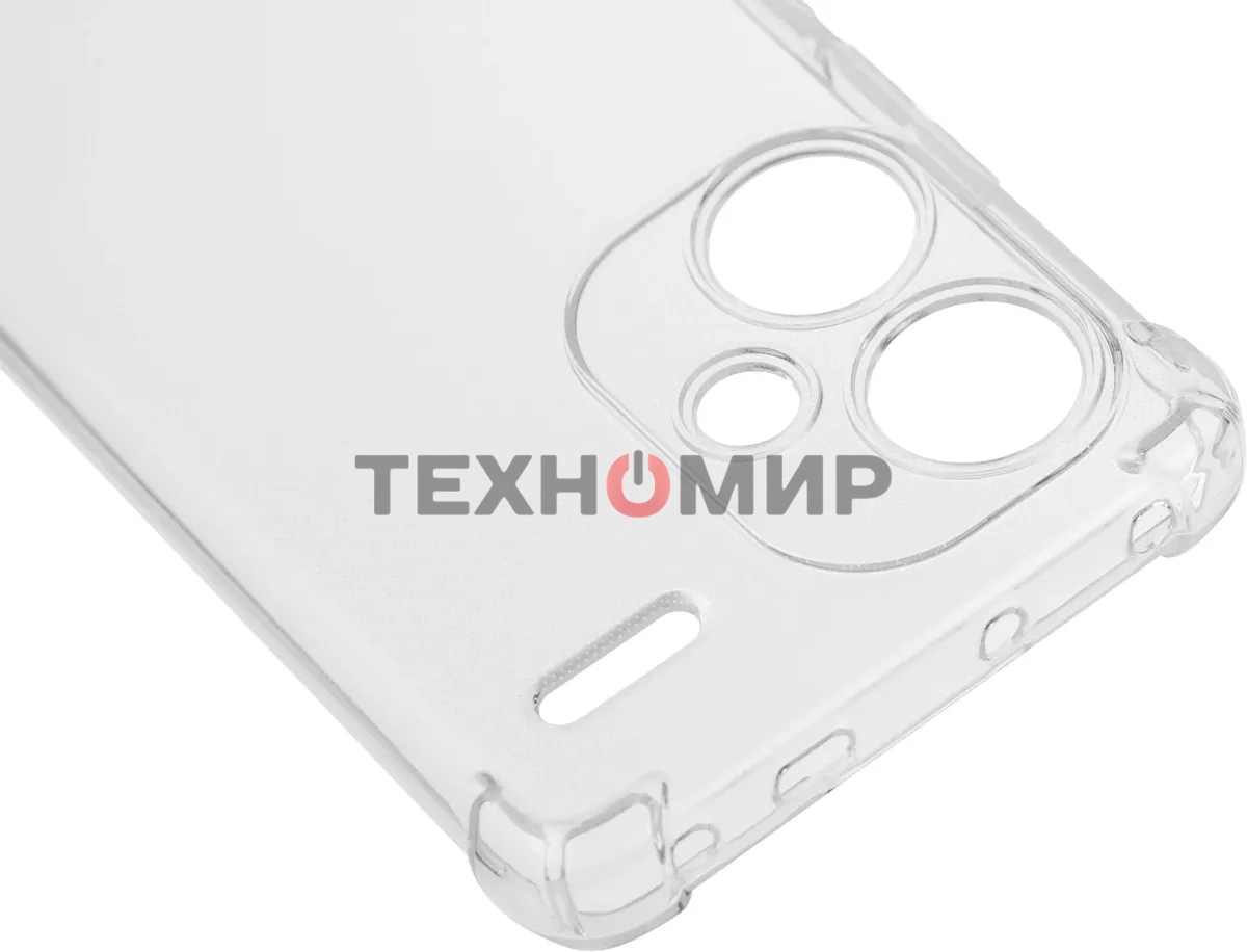 Чехол (клип-кейс) BoraSCO для Xiaomi Redmi Note 13 Pro + прозрачный