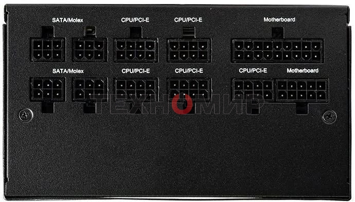 Блок питания Chieftec GPX-750FC, 750Вт, 80 PLUS Gold, 120мм, модульный, черный