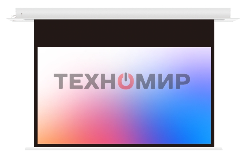 Встраиваемый экран с электроприводом Lumien Master Recessed Control 168х264 см (раб.область160х256 см) (119