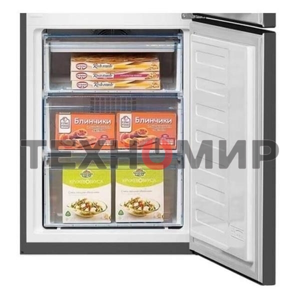 Холодильник Beko B1RCNK272G серый, двухкамерный 163/76л морозилка снизу