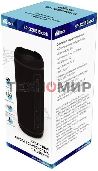 Портативная колонка RITMIX SP-320B черный